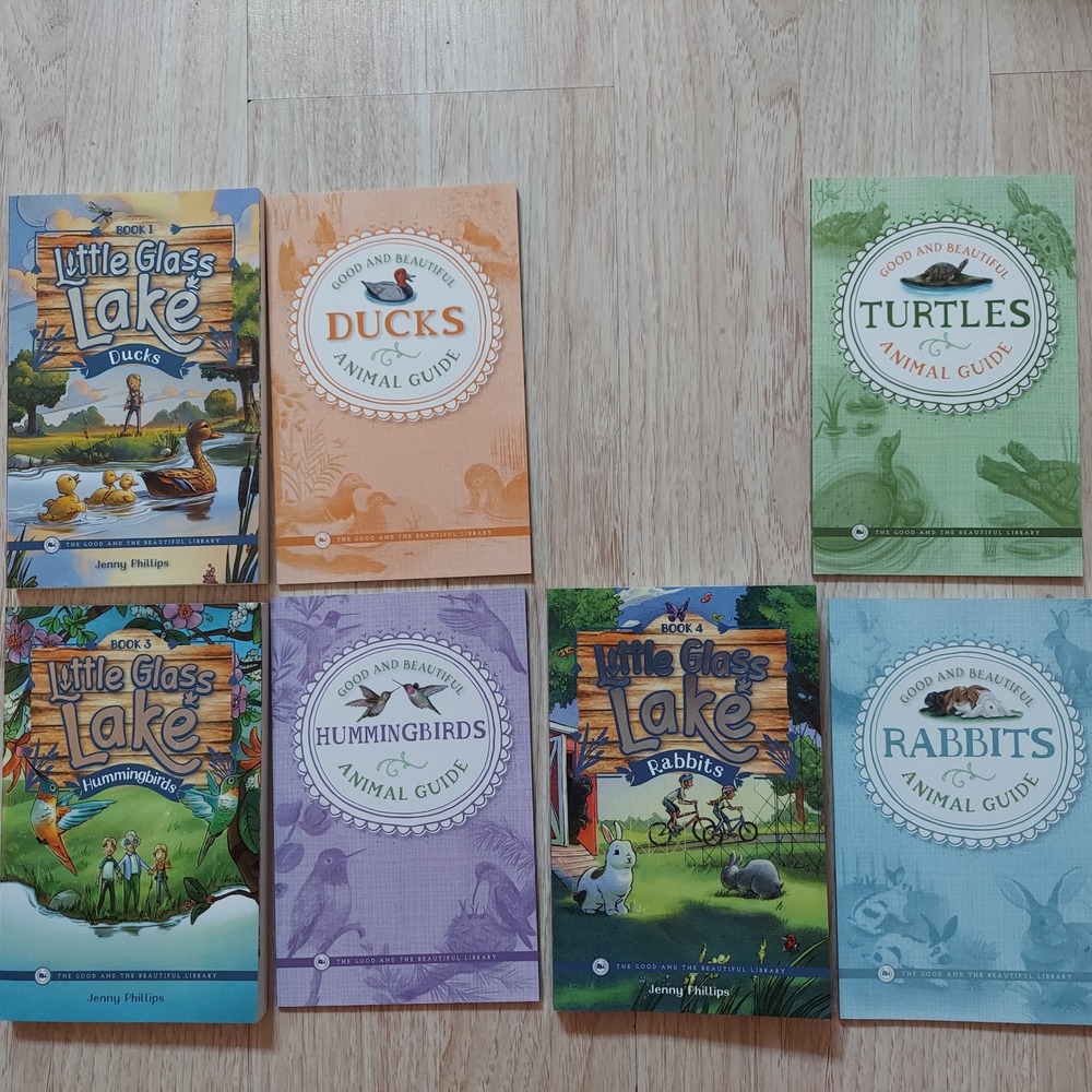 The Good And The Beautiful Little Glass Lake Guide Book Set 2B Ducks Rabbits